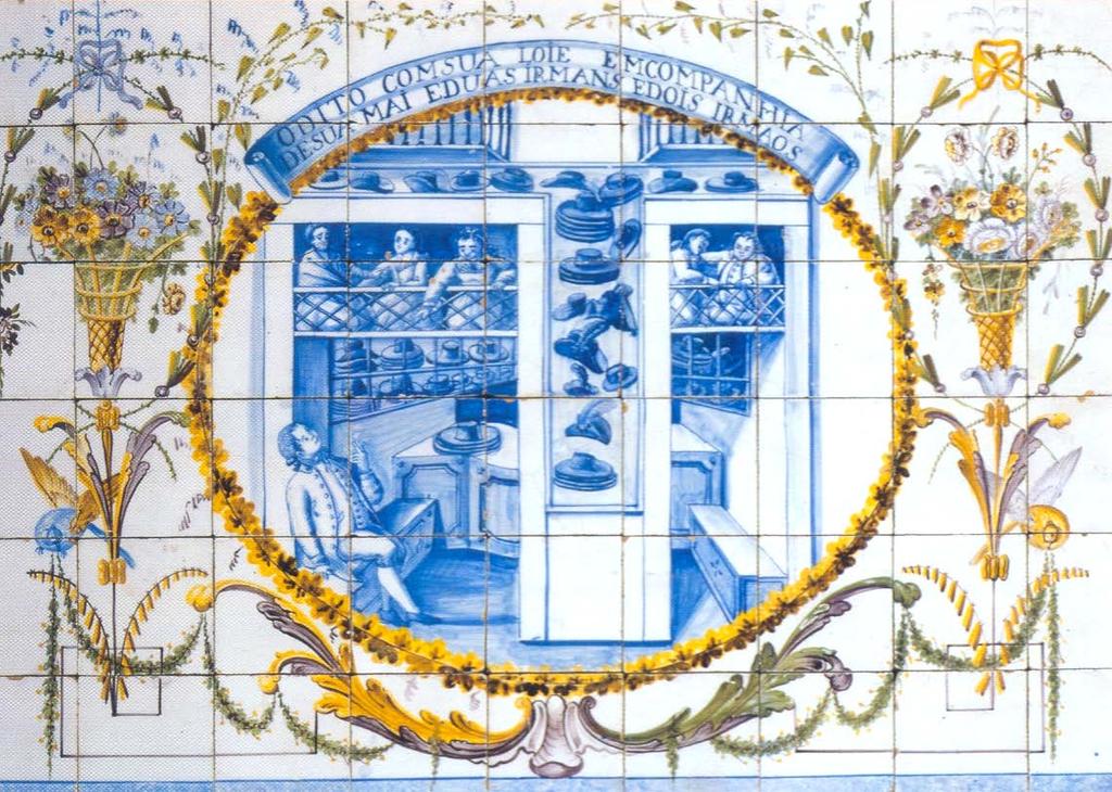 Adaptação de textos HISTÓRIA DO CHAPELEIRO ANTÓNIO JOAQUIM CARNEIRO Lisboa, Real Fábrica da Louça 1790-1800 Faiança