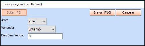 vencidos para efetuar a negativação; Caminho: Negativação Automática > Logs.