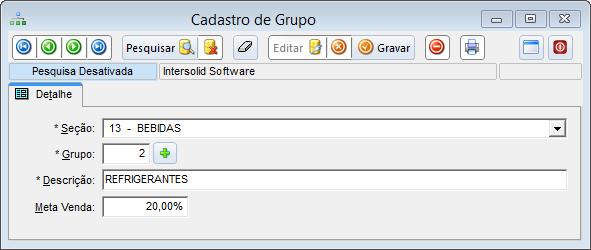 P á g i n a 2 Cadastr de Grup Aqui cadastrams s Grups usads para melhr classificar s itens da empresa. Cmeçams abrind a tela em Base / S G Sg / Grup.