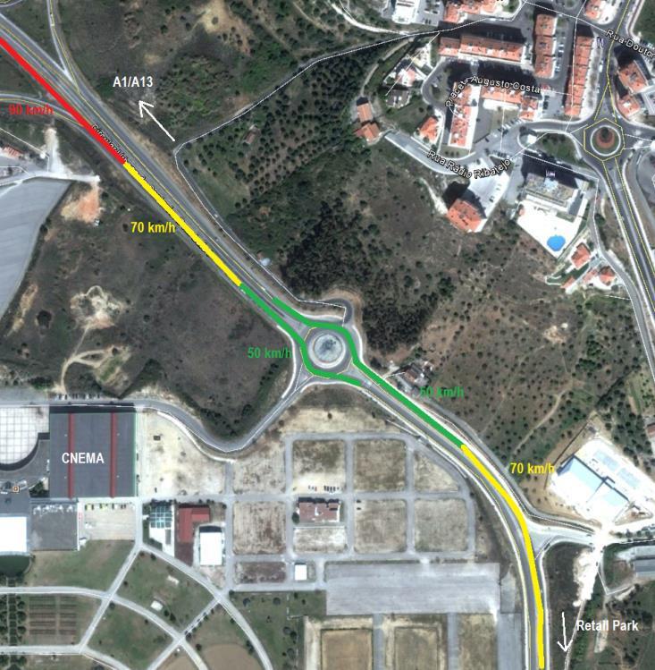 Problemas detetados 2x 2x 1x Velocidade excessiva na aproximação às passagens de peões e à entrada e