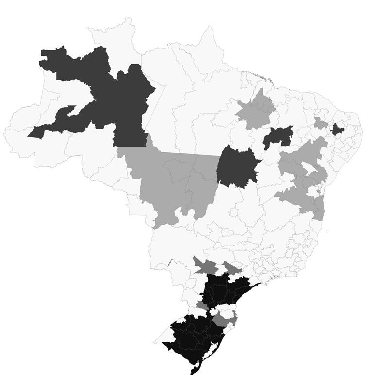 3619 capá (72,10%), Campo Grande (72,06%) e Joinville (60,15%).