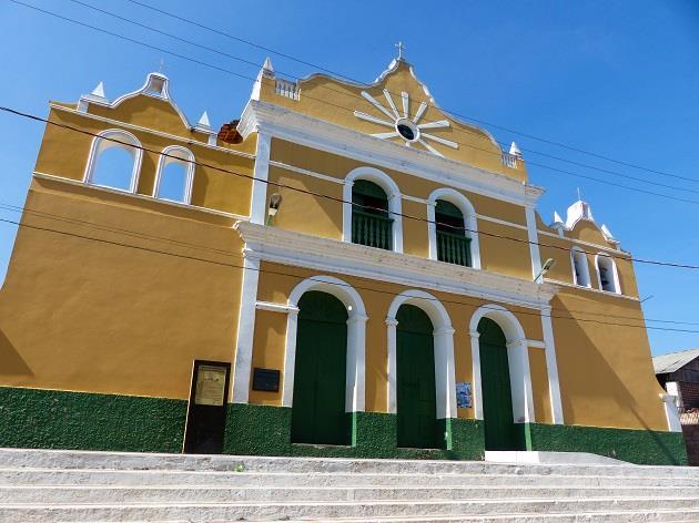 Igreja de Nossa Senhora da Saúde Construída em estilo colonial português, a igreja de Nossa Senhora da Saúde foi inaugurada em 06 de janeiro de 1896 e recebe anualmente milhares de visitantes.