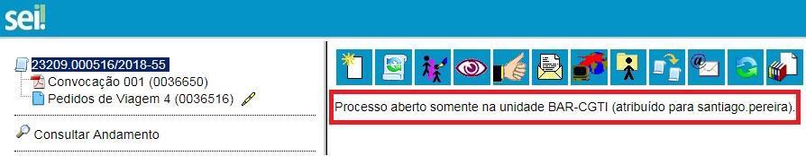 assinatura. 3) Verifique se selecionou corretamente e clique em Salvar 4) Note que o processo foi atribuído a chefia.