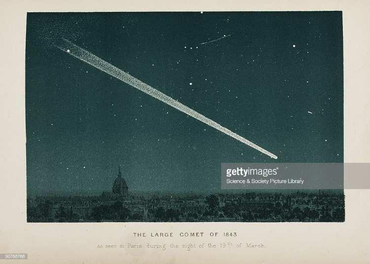 A 10 de março de 1843, Anne Blandy, irmã de Charles Blandy, observou o Grande Cometa de 1843 (C/1843 D1 ou 1843 I), quer a olho nu, quer com um telescópio.