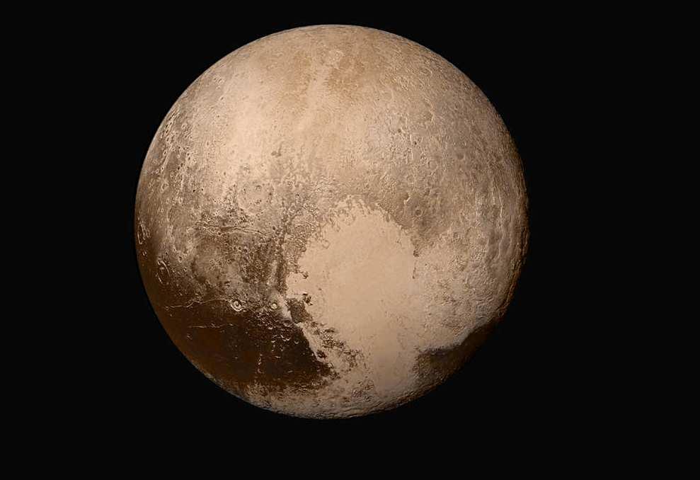 Plutão observado pela sonda New Horizons (julho 2015) http://www.