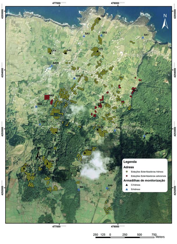 300 DAVID HORTA LOPES et al. Figura 2 Área de estudo que se alimentam do gel, transmitem esse efeito às fêmeas (Syngenta, 2007, 2012).