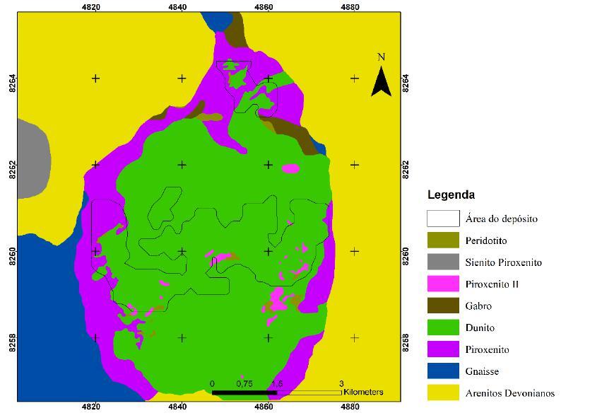 Foram utilizadas ferramentas de tecnologia GIS (Global Information System) e softwares de análise estatística, conferindo um carácter quantitativo para as características geoquímicas e contribuindo