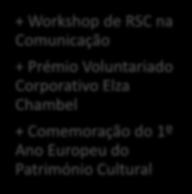 Conversas e Encontros Temáticos + Gestão dos Suportes de Comunicação +