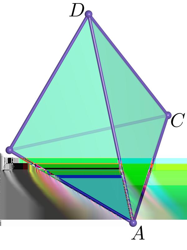 Geometria Analítica - Capítulo 10 165 Fig. 8: Tetraedro T. Seja O um ponto do espaço.