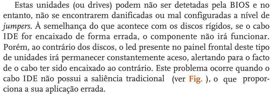 6. Problemas com alguns componentes Unidades Óticas