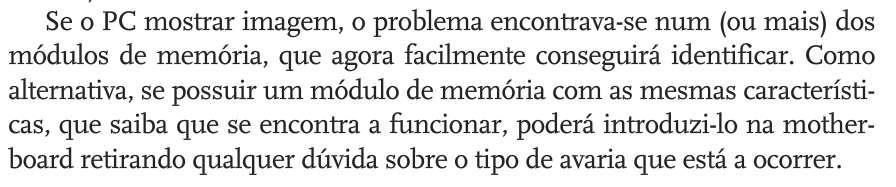 3. Problemas após o