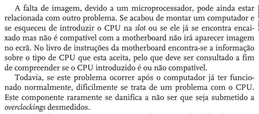 3. Problemas após o arranque CPU 10-10-2018