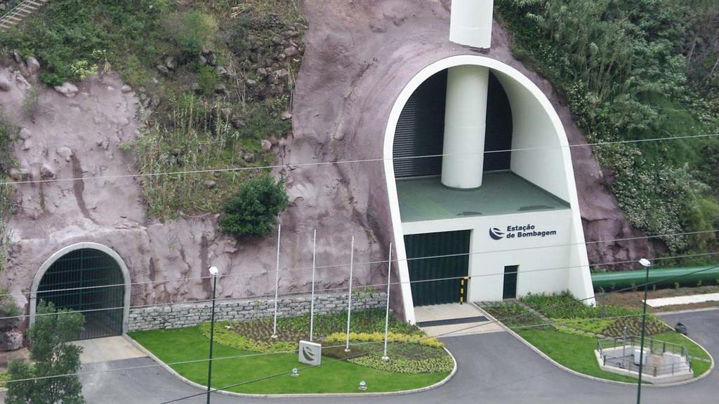 Estação de Bombagem e Túnel de Restituição dos Socorridos, PORTUGAL EEM Empresa de Electricidade da Madeira Socorridos Pumping Station and Restoration Tunnel