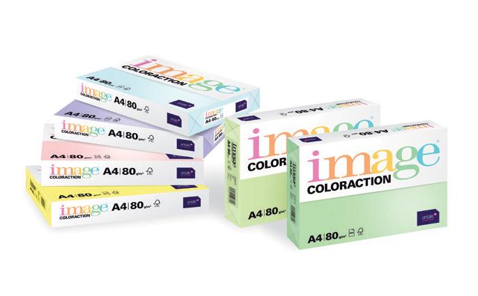 PAPEL DE ESCRITÓRIO COLORIDO 1 IMAGE COLORACTION A gama mais completa de papel colorido para impressão diária no escritório. Pode escolher a cor que seja mais conveniente para as suas necessidades.