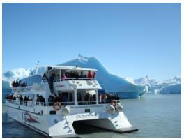 08ª Dia 16/01/19 QUARTA - FEIRA. EL CALAFATE / NAVEGAÇÃO RIOS DE HIELO / EL CALAFATE Após café da manhã.