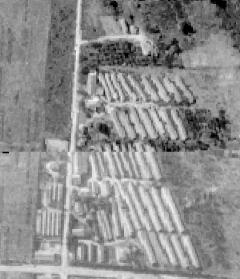 Granja: Foi detectada nas fotos aéreas de 1985 uma granja situada ao lado do Jardim
