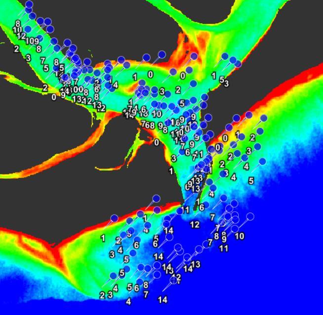 Profundidade A utilização de Imagens de Satélite Multiespectrais de Metodologia Exemplo Calibração modelo batimétrico