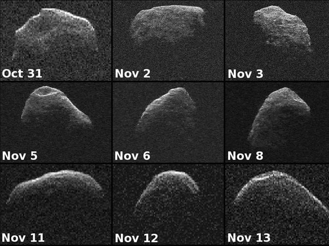 Asteroide 99942 Apophis Descoberto em 2004, o asteroide conhecido como Apophis, com 325 metros de diâmetro.