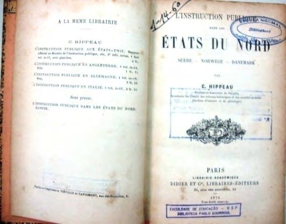 Há o costume de dizer que uma escola bem organizada é aquela que descobre um lugar para cada coisa, e cada coisa no seu lugar.