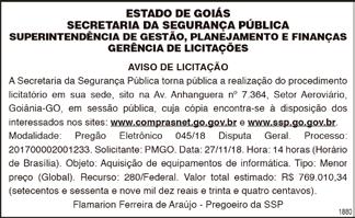 Valor do aluguel R$700,00. Tel.: 4007- APARTAMENTO no Setor Goiânia 2. Possui 2/4 sendo 1 suíte, sala, cozinha, sacada e 1 vaga de garagem descoberta. Lazer completo. Tel.: 4007- APARTAMENTO 2 e ¾ no parque industrial paulista próximo ao HUGO 2.