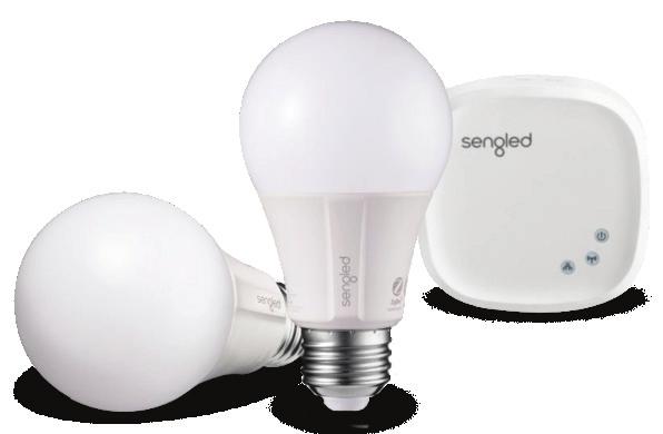 LED+ SMART LIGHTING Element Kit Element Bulb LED com 800 lúmen, 2700-6500 k (ajustável via app móvel), Controlável remotamente via Zigbee