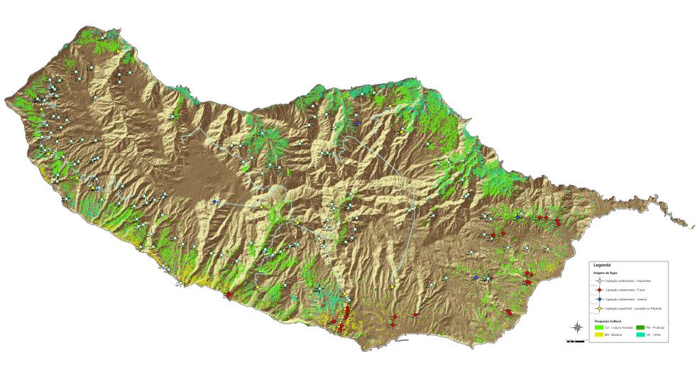 Localização da área agrícola máx 600m de altitude Dec.