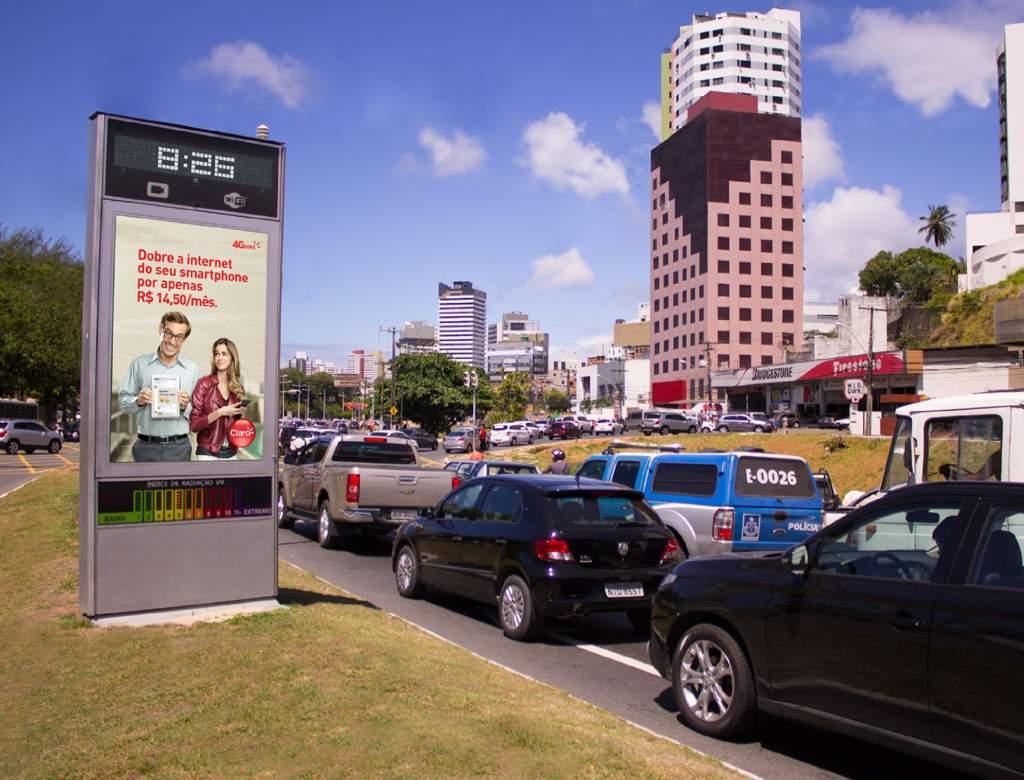 Cobertura das principais avenidas de Salvador e