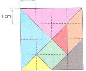 Calcule em centímetros a) Triângulo maior b) Triângulo médio c) Paralelogramo d) Quadrado e) Triângulo menor Você já conhece o Tangram e as áreas