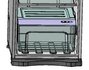 Gaveta Extra Fria Este compartimento serve para conservar alguns alimentos que necessitam de menor temperatura de conservação (próxima a 0º C) sem