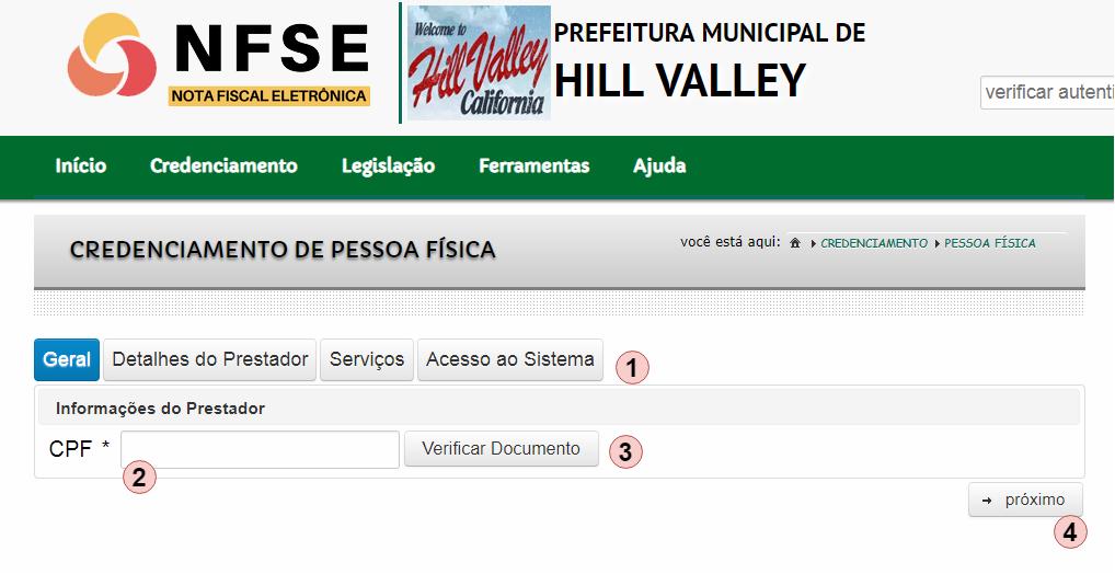 Após digitar seu documento completo clique no botão Verificar Documento. Após realizar esses passos você receberá uma mensagem na parte superior que pode ser: 1: Documento válido.