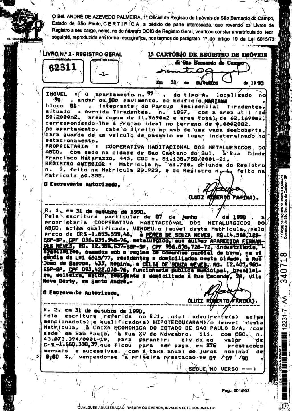 fls. 146 Este documento foi protocolado em 09/09/2015 às 11:10, é cópia do original assinado digitalmente por Tribunal de Justica Sao Paulo e VILENE
