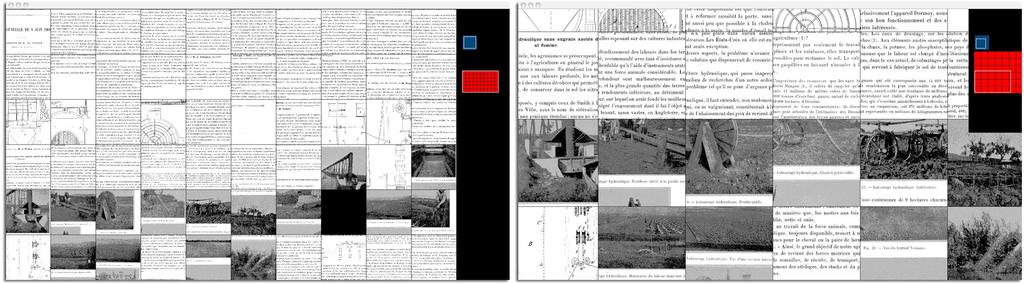 Visualizando acervos Panorama de detalhes: lentes multiplas coordenadas Explorar as mesmas zonas de varias paginas ao mesmo tempo