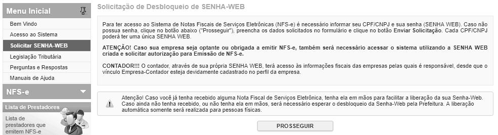 Página 7 de 32 2. SENHA-WEB 2.1.