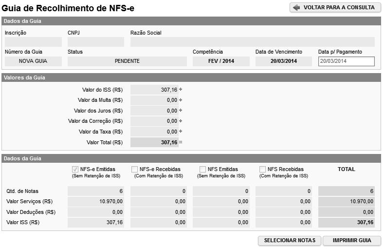 Página 90 de 123 Observação importante sobre a responsabilidade pelo recolhimento do ISS pelas NFS-e recebidas Se na emissão da NFS-e, a responsabilidade pelo recolhimento do ISS for atribuída