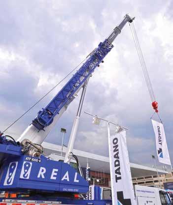 M&T EXPO 2018 8, 10, 12 e 14 m, além de plataformas de trabalho aéreo a diesel.