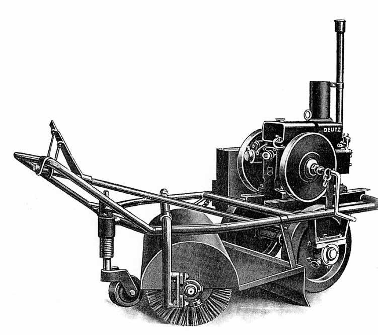 a era das máquinas a óleo, compreendendo misturador, aquecedor, tanques e dispositivos calibrados de dosagem.