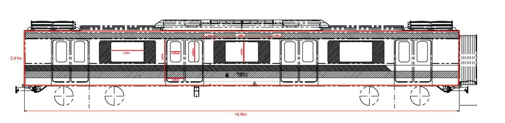 Envelopamento de Trem (4 vagões)