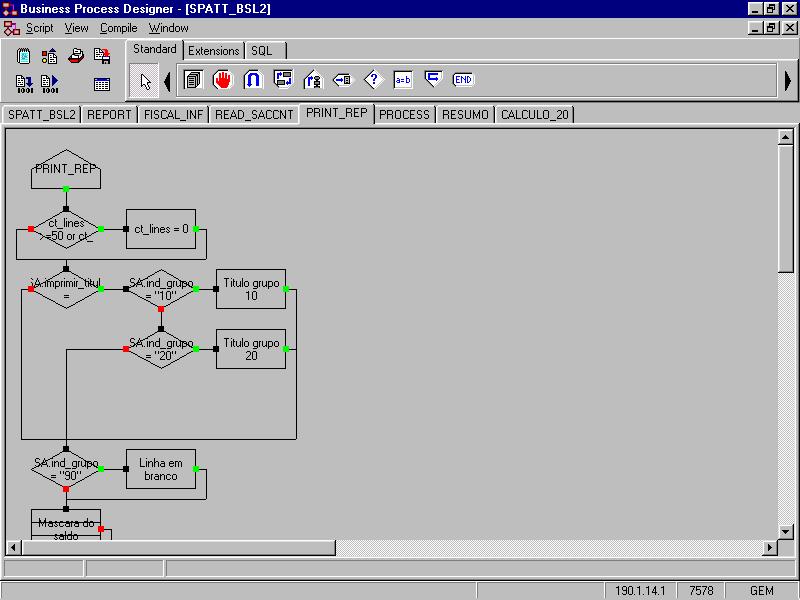 Editor de Scripts