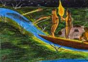 Viagens ao Tempo do Poder: Encontros com as Histórias da Tradição Desenho Mehinaku, Furacão de Orelhas De 8 a 29/11, quintas, das 19h às 21h30. Exceto dia 15/11.