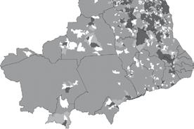 Ainda sim, vale notar que, no Estado de Minas Gerais, há um pequeno cluster de valor (alto-alto), assim como no sul do Rio Grande do Sul.