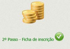 Comprovante de inscrição Para finalizar e imprimir a inscrição, clique no botão ficha de inscrição gerada no fim da página.