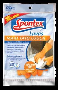 LUVA MULTIUSO SPONTEX P - PA10403-6 M - PA10403-7 G - PA10403-8 Espessura: 0,40 mm Comprimento: 315 mm Material: Látex Acabamento Interno: Flocado Cor: Amarelo Caixa: 24 unidades MAXI TATO LOUÇA