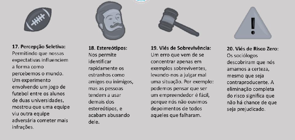 Permite que nossas expectativas influenciem a forma como percebemos o mundo. os permite identificar rapidamente os estranhos como amigos ou inimigos.