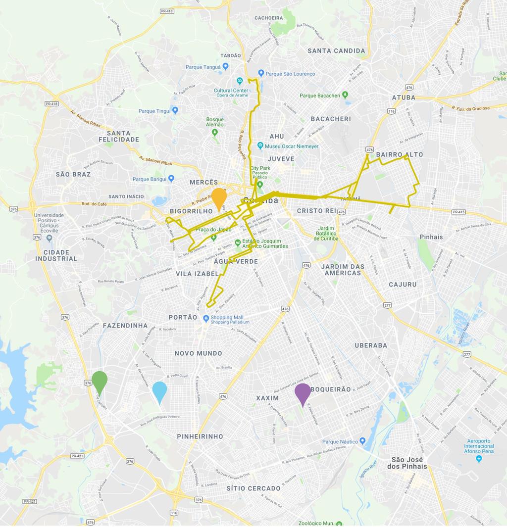 MAPA DA COBERTURA 372 371 801 380 180 TARUMÃ HIGIENÓPOLIS CAMPINA