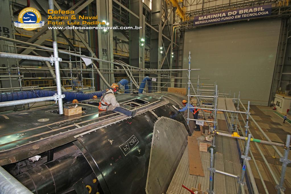 PROSUB: Construção dos submarinos Scorpene BR avança em