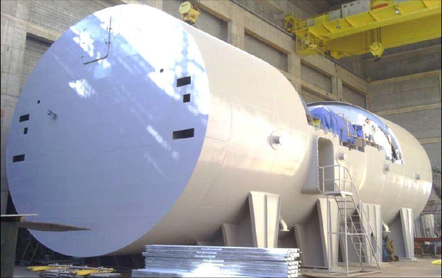 PROSUB: Construção dos submarinos Scorpene BR avança em Itaguaí-RJ 4 Modelo em escala 1:1 onde será instalado o reator nuclear do SNB A relação Brasil França O Brasil e a França assinaram um contrato