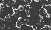 Tecnologia Flash Streamer Vírus antes e pois da irradiação Os vírus e alergénios foram colocados no elétrodo da unida scarga do streamer e pois fotografados através um microscópio eletrónico após