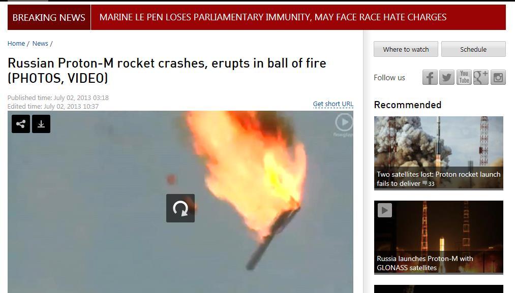 GLONASS 02/07/13 http://rt.com/news/proton-m-rocket-takeoff-crash-514/ http://www.gpsworld.