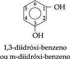 diretamente ao núcleo benzênico. Exemplo Nomenclatura IUPAC É utilizado o prefixo hidróxi, seguido da terminação benzeno.