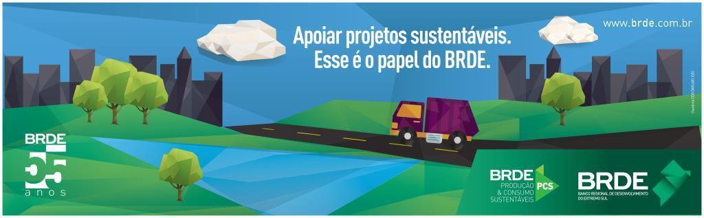 EIXO 3 ESTÍMULO À PROJETOS SUSTENTÁVEIS PROGRAMA BRDE PRODUÇÃO E CONSUMO SUSTENTÁVEIS Agropecuária sustentável